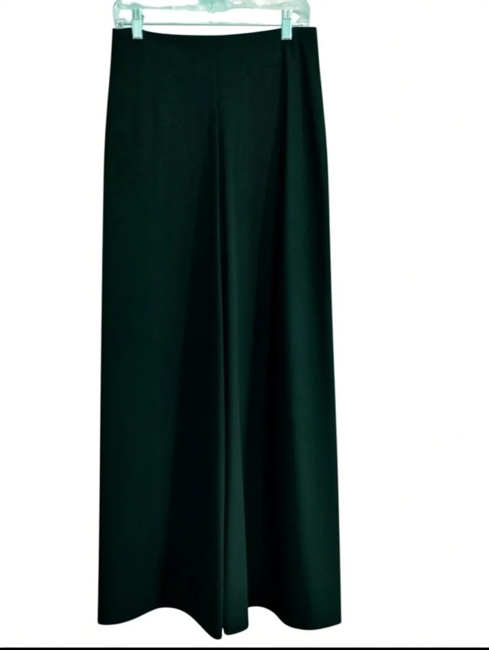 Worthington Black Wide Leg Dress Pants High Rise Pleated Size 12